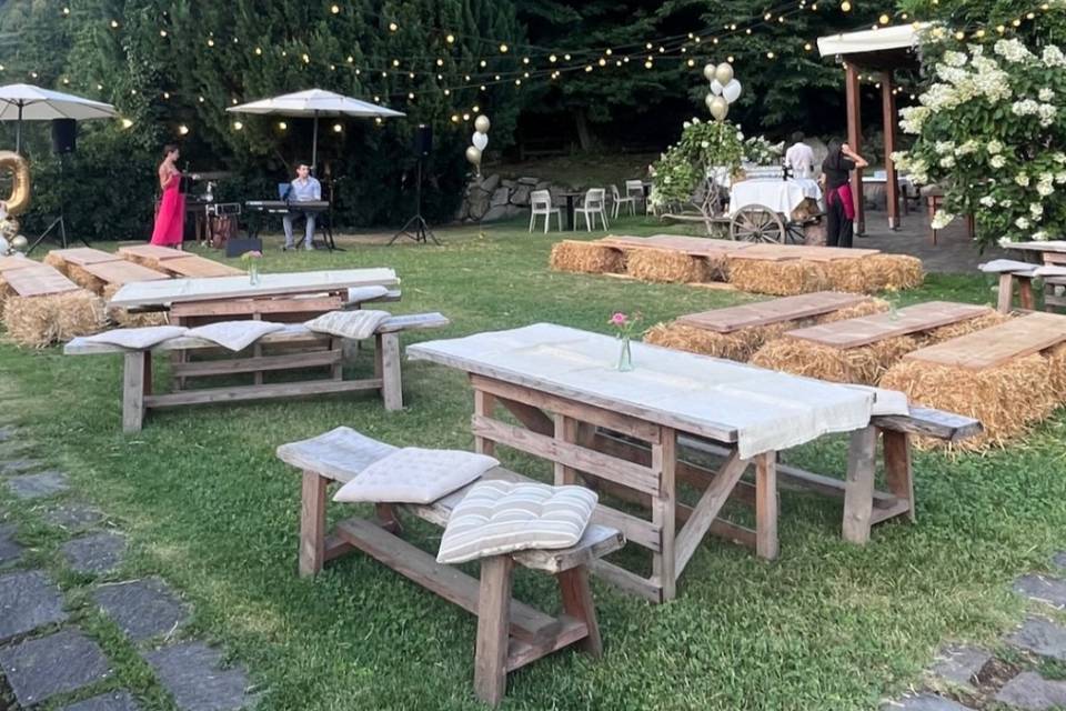 Apericena cantata per evento