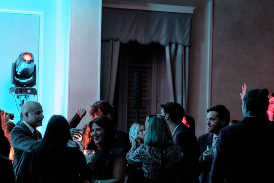 Festa serale matrimonio