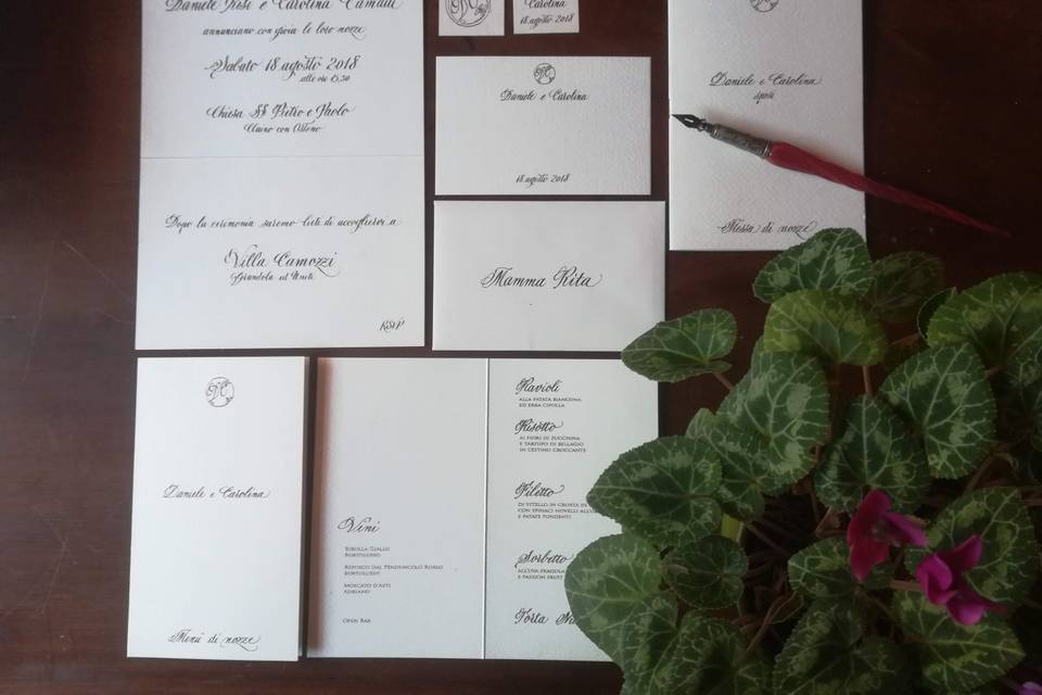 Wedding stationery