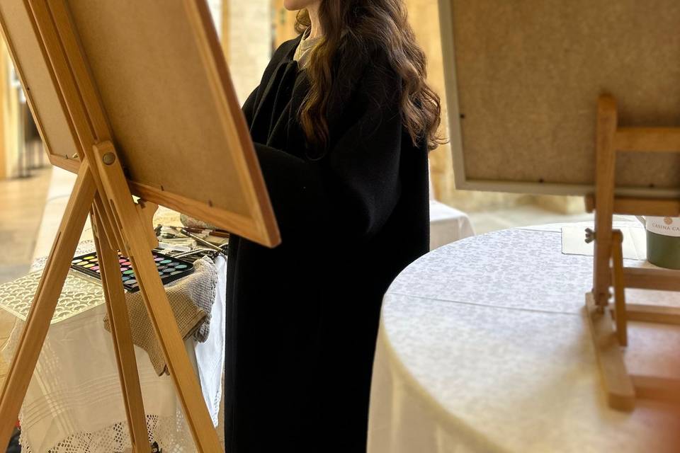 Live painting nozze