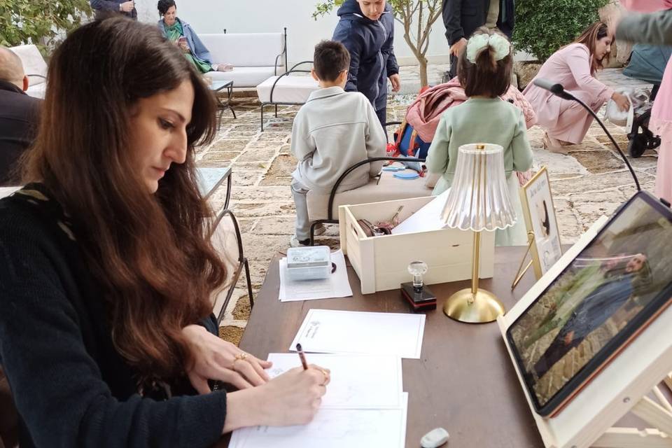 Live sketching