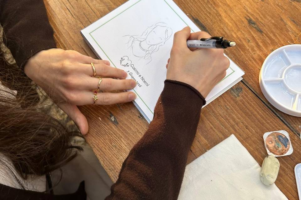 Live sketching