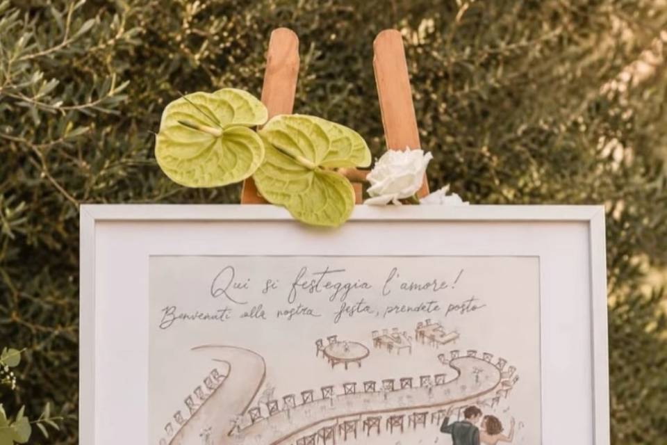 Tableau mariage