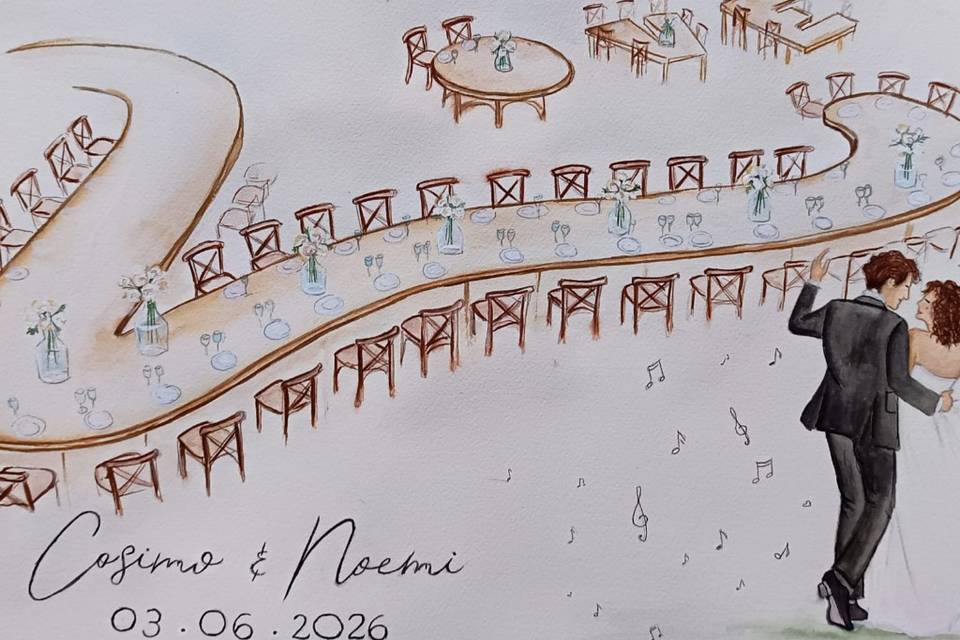 Tableau mariage