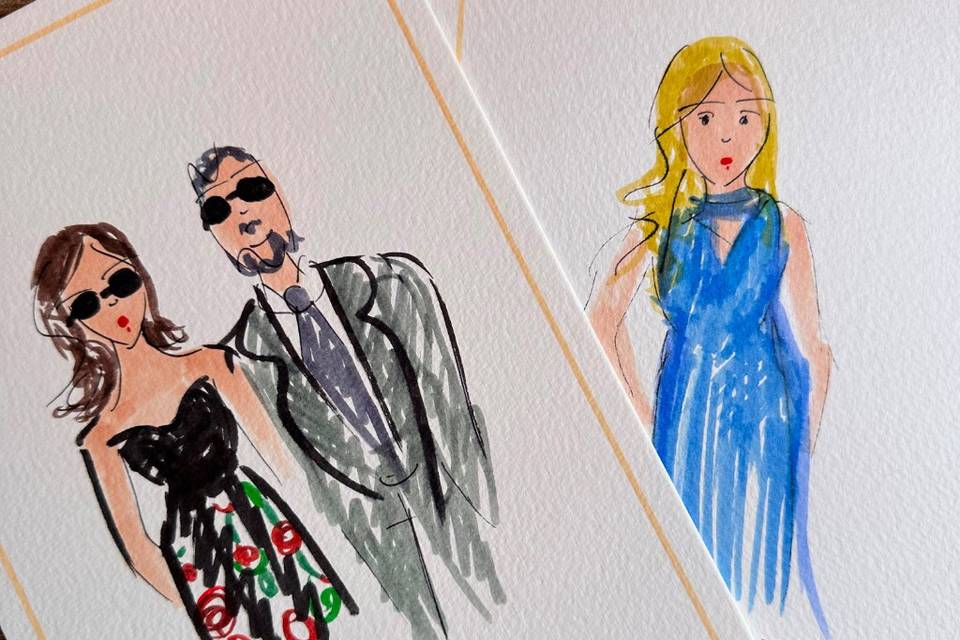 Live sketching