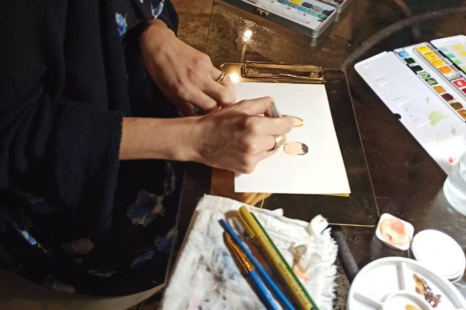 Live sketching