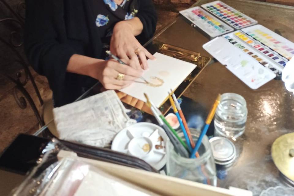 Live sketching