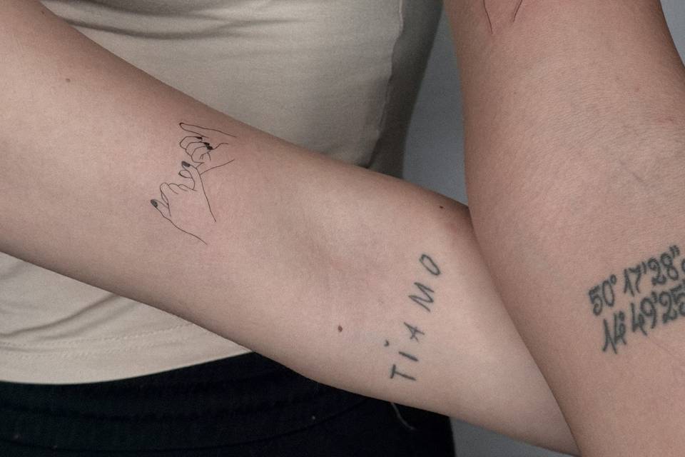 Matching tattoos