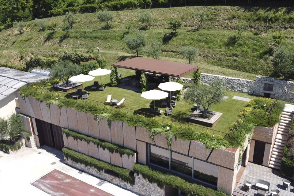 La terrazza sopra la cantina