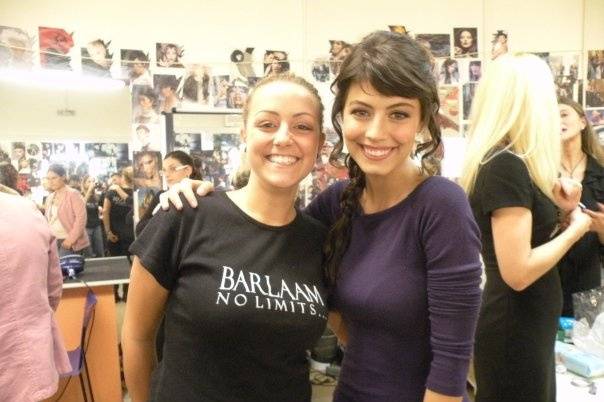 Con Alessandra Mastronardi