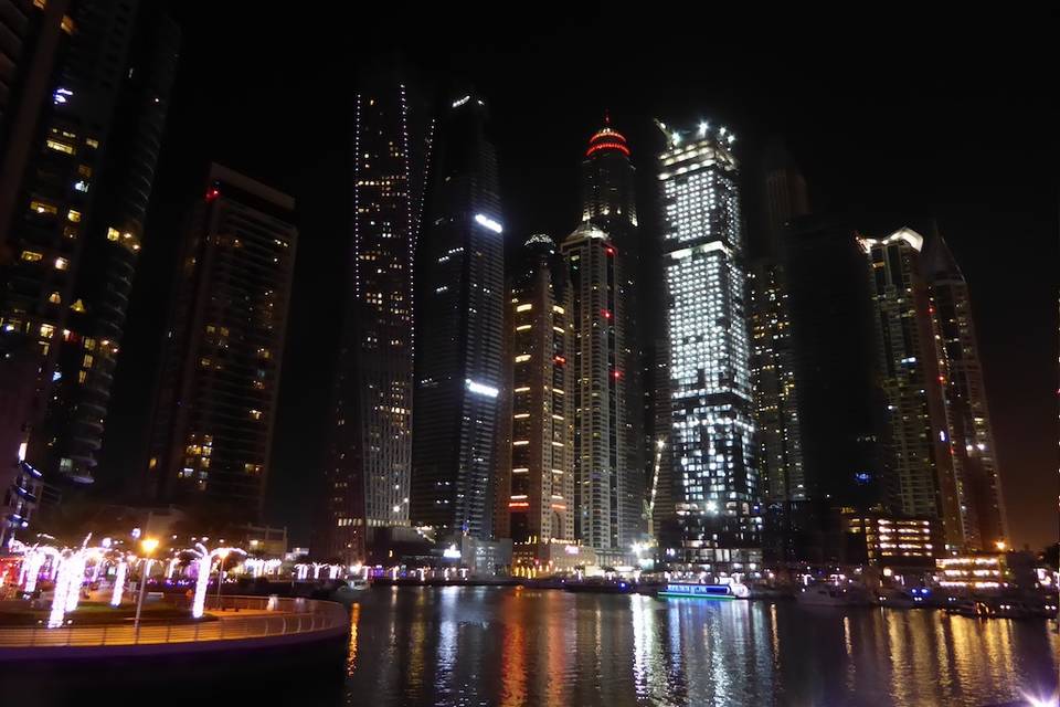 Dubai By Night Grattacieli