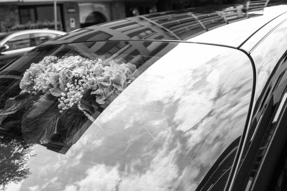 Allestimento auto sposi