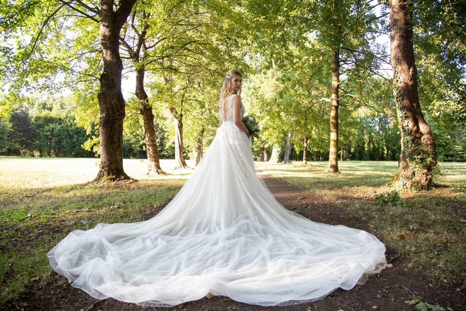 Sposa nel parco