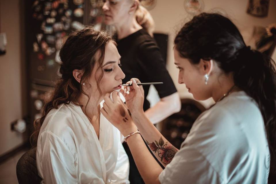 Preparazione della sposa