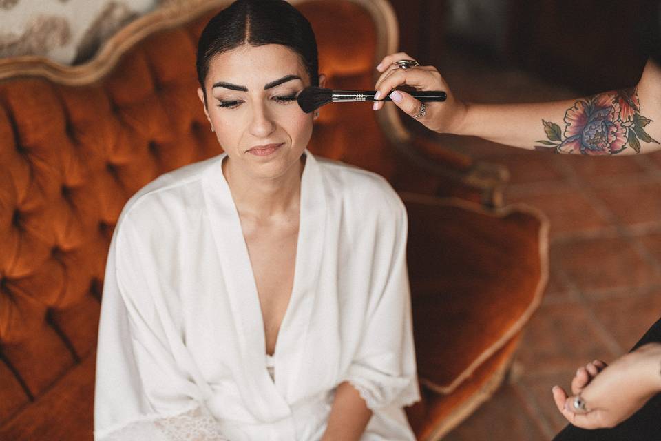 Preparazione della sposa