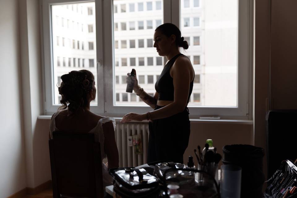 Preparazione della sposa