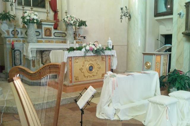 Music Harp Wedding