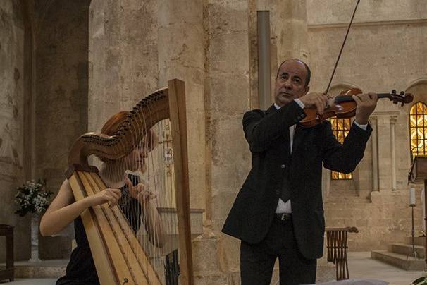 Music Harp Wedding