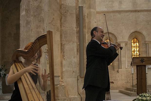 Music Harp Wedding