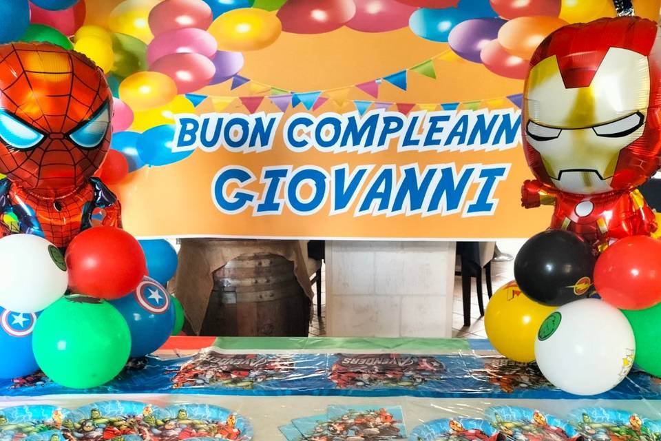 Allestimento compleanno