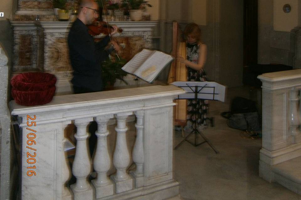 Music Harp Wedding