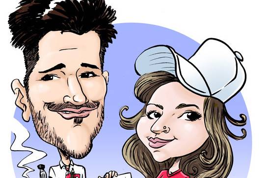 Caricatura regalo