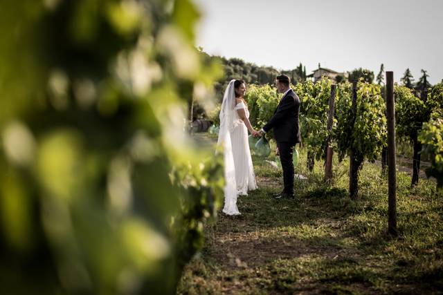 Ampolle in vetro - Allestimenti eventi matrimonio ai Castelli Romani