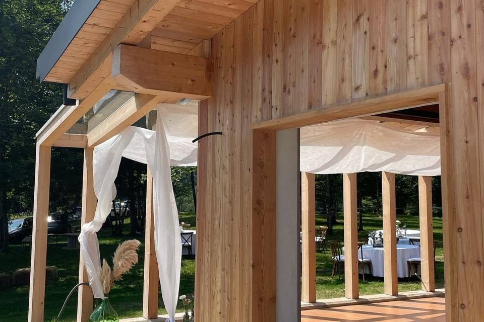 La serra per eventi da 150 pp