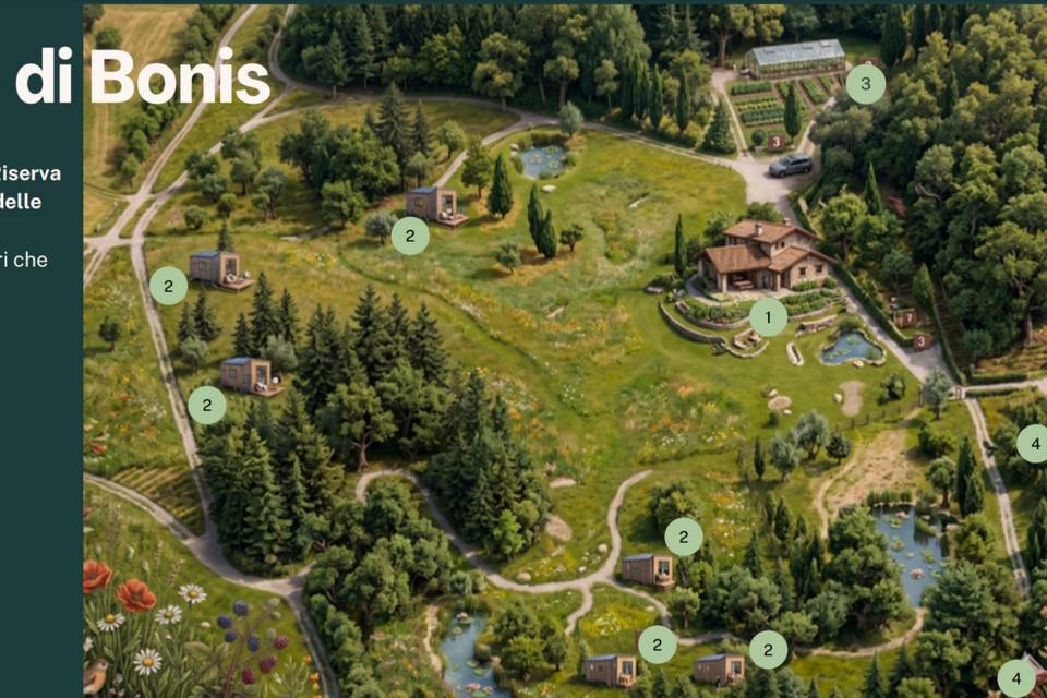 La mappa del Parco Naturale