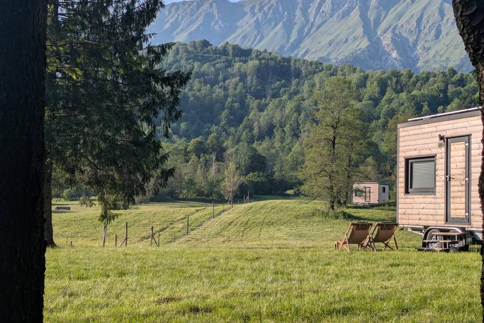 Le casette Glamping nel Parco