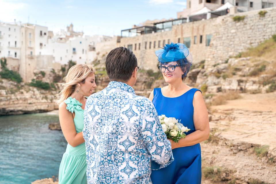 Vow renewal private ceremony