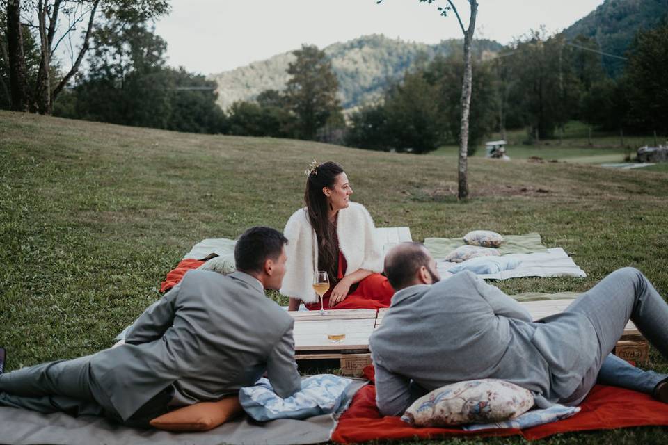 Picnic degli sposi