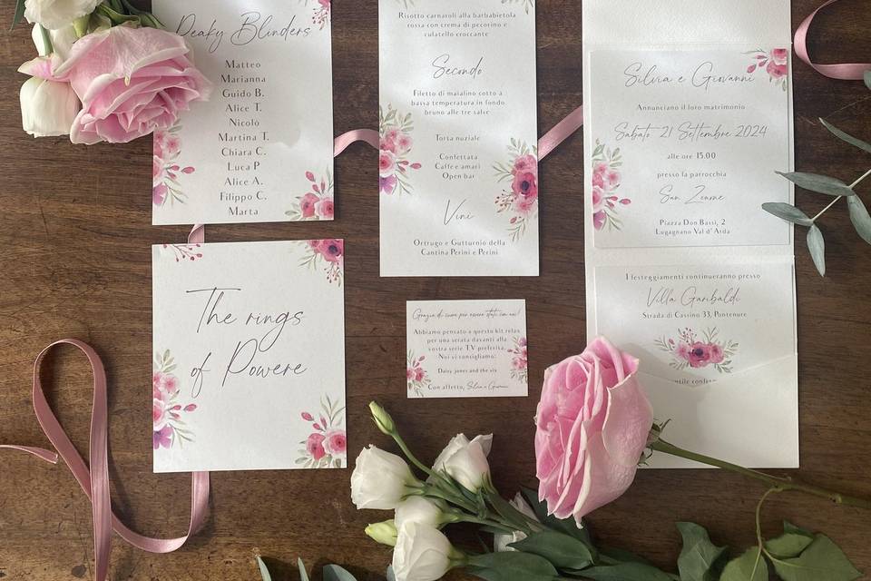 Stationery Giovanni e Silvia