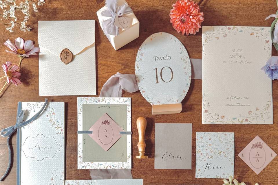 Stationery Alice e Andrea