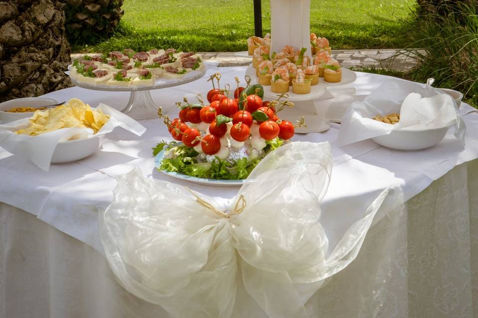 Antipasti in giardino