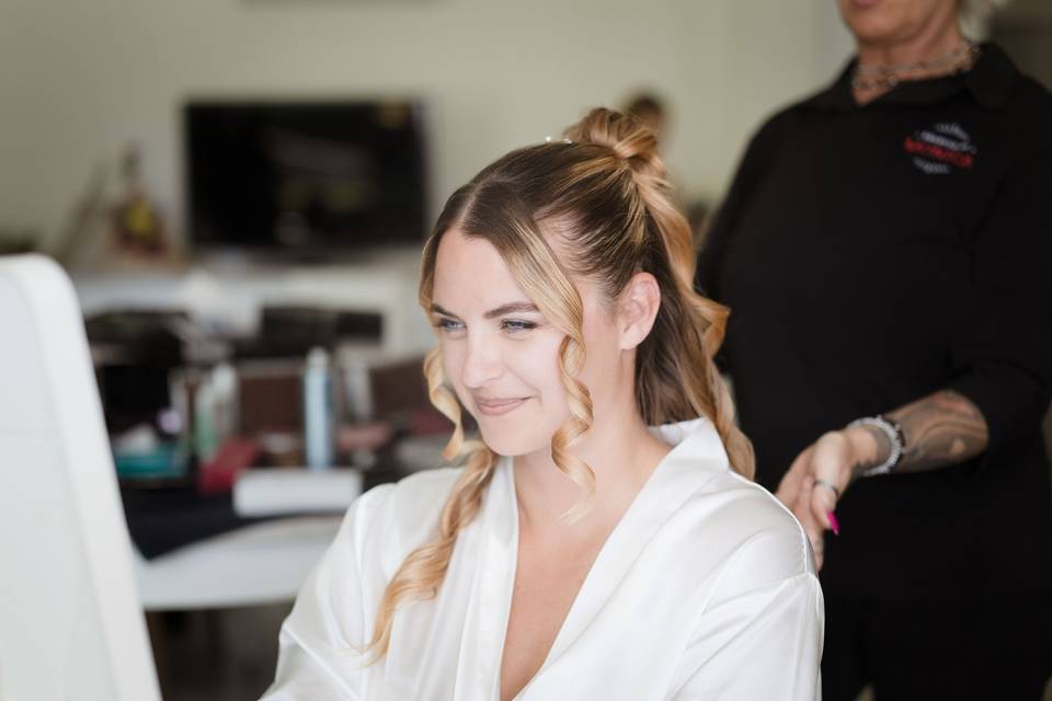 Preparazione sposa