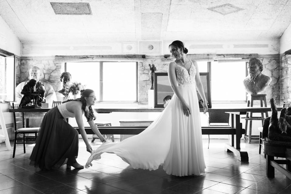 Preparazione sposa