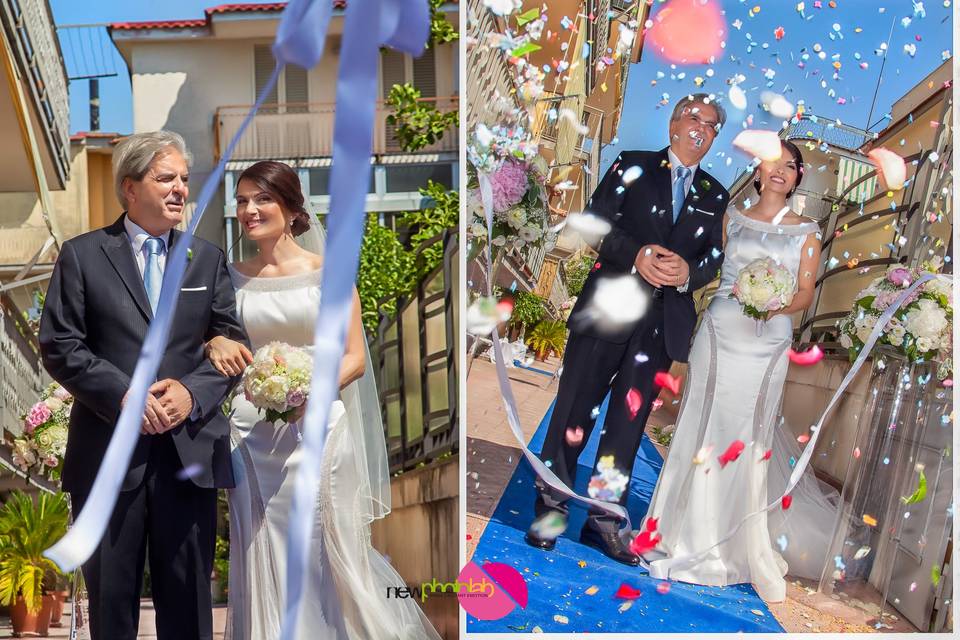 Dad and the bride