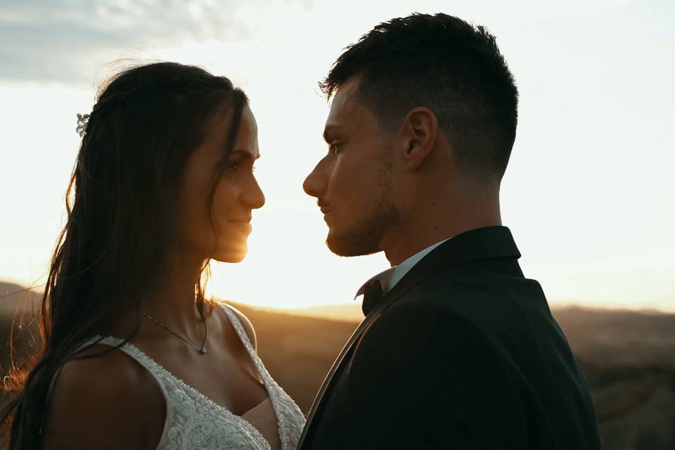 Sposi al tramonto, Faenza