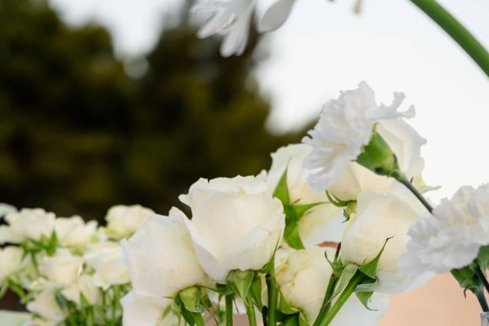 vaso_rose_bianche_candela
