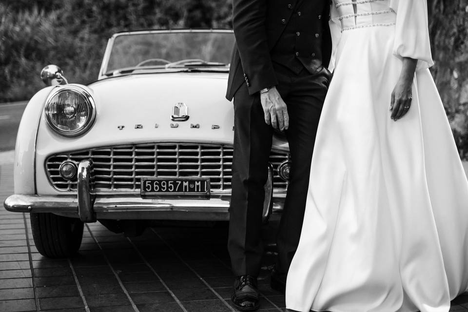 Triumph TR3 A 1958 white