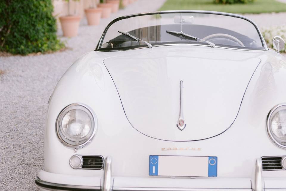 Porsche 356 A Speedster white