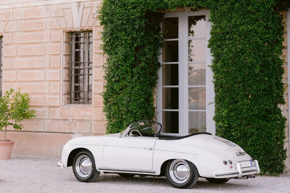 Porsche 356 A Speedster white