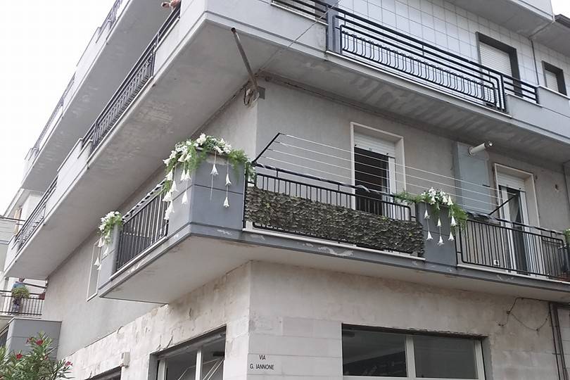 Allestimento balcone
