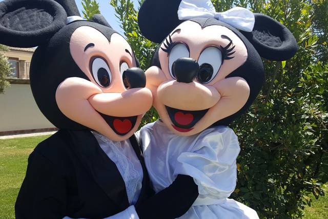 Minnie e topolino sposi