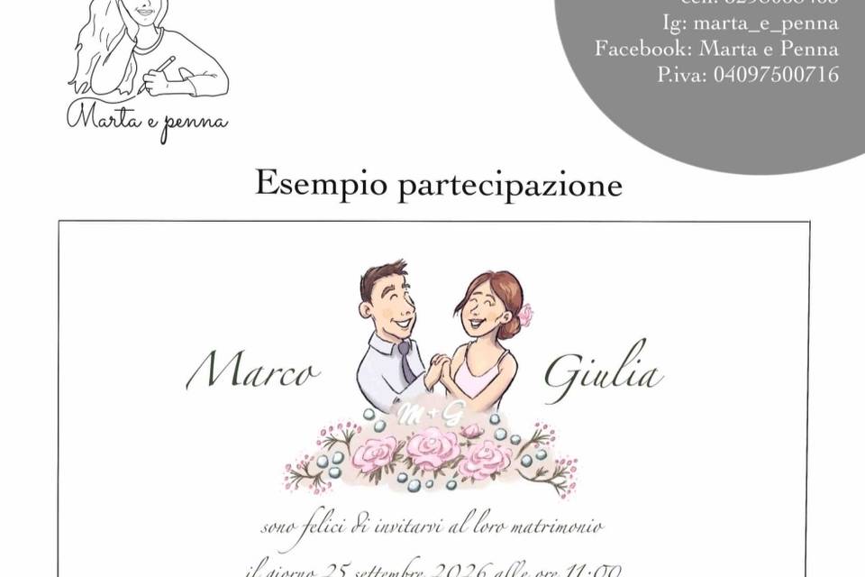 Partecipazione personalizzata
