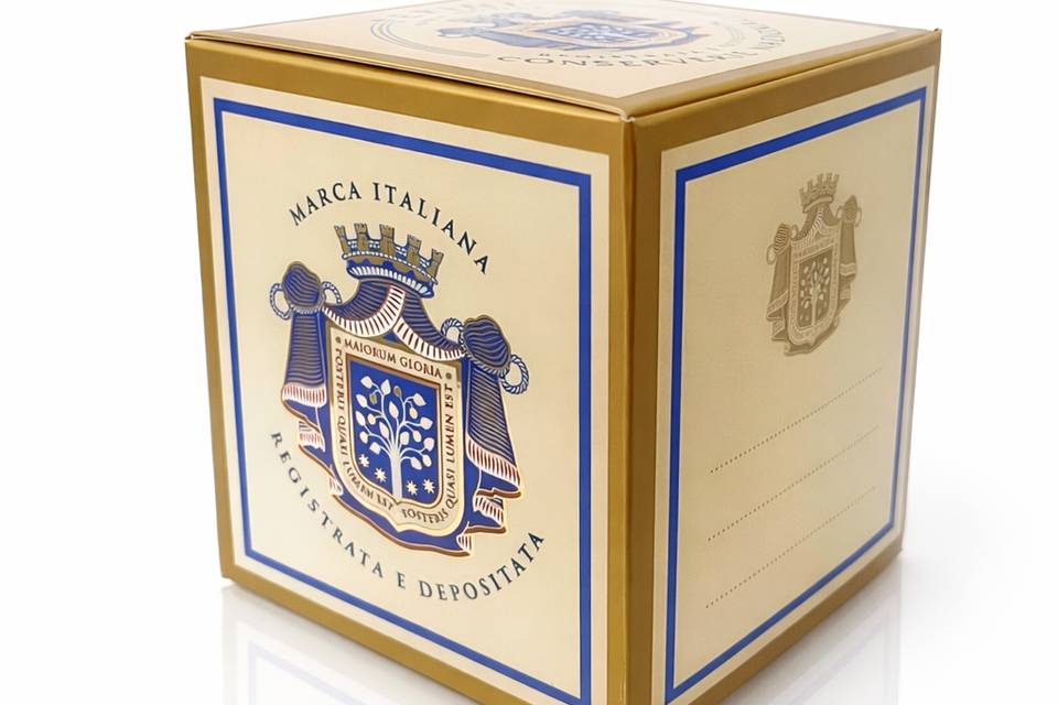 Box regalistica stampa oro