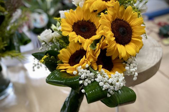 Bouquet alternativo girasoli