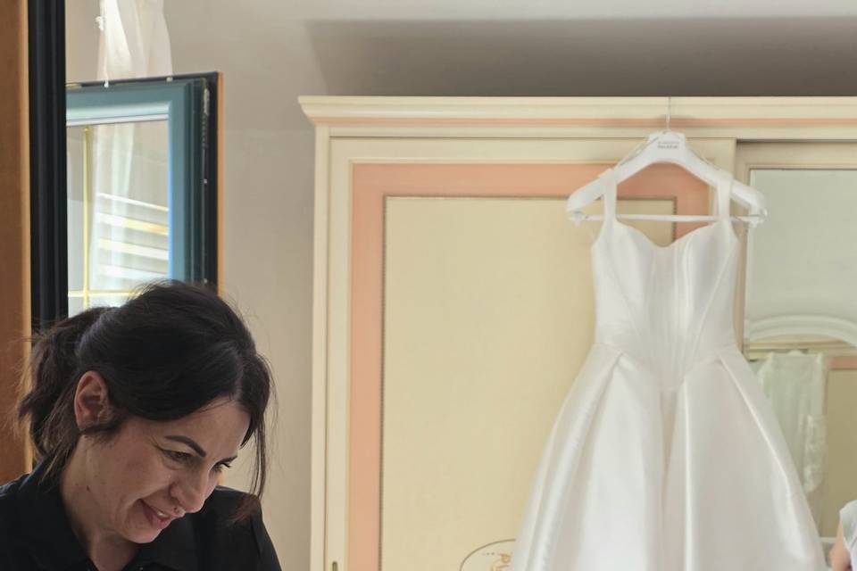 Preparazione sposa