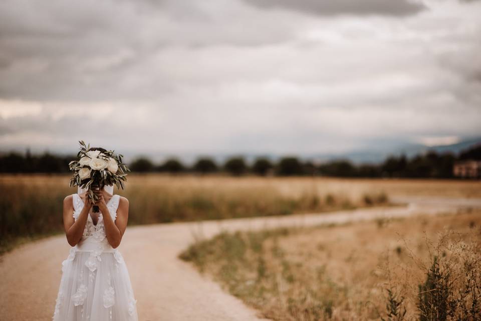 Bride and Flower